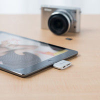 サンワダイレクト iPhone・iPad対応microSDカードリーダー 400-ADRIP09S 1個（直送品）