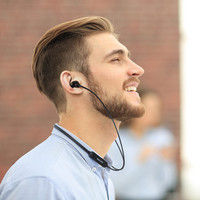 サンワダイレクト Bluetoothイヤホン（ネックバンドタイプ・IPX5・ランニング・軽量・通話対応） 400-BTSH011BK 1個（直送品）