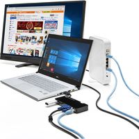 USBハブ　USB3.2Gen1　USB3.2Gen1×1　USBポート　400-HUB031　サンワサプライ　1個（直送品）