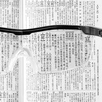 サンワダイレクト 眼鏡型ルーペ（メガネ型・ハンズフリールーペ・眼鏡同時装着可能・フチあり・収納ポーチ付き） 400-LPE018 1個（直送品）