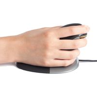 サンワダイレクト エルゴノミクスマウス（レーザーセンサー・ペンギンマウス・右利き・左利き・DPI切り替え・有線・小型） 400-MA084 1個（直送品）