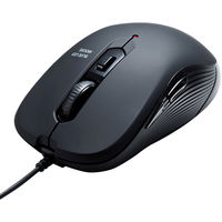 有線マウス　5ボタン　中型サイズ　ブルーLED　400-MA096　サンワサプライ　１個（直送品）