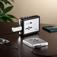 サンワダイレクト カセットテープ変換プレーヤー（録音・MP3変換・デジタル化・USB保存） 400-MEDI016 1個（直送品）