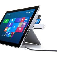 サンワダイレクト Surface専用USB3.0カードリーダー 400-SADR305SV 1個（直送品）