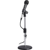 サンワダイレクト 卓上マイクスタンド（マイクホルダー付き・高さ25～40cm・クリップ付） 400-SPST2 1個（直送品）