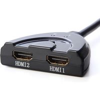 サンワダイレクト HDMIセレクター 切替器（2入力1出力・1入力2出力・PS4対応・電源不要） 400-SW017 1個（直送品）