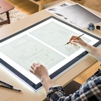 サンワダイレクト LEDトレース台（薄型・A2サイズ・無断階調光機能付・2600ルクス） 400-TBL006 1個（直送品）