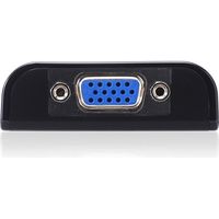 サンワダイレクト USB-VGA変換アダプタ（ディスプレイ増設・マルチディスプレイ対応・USB入力・VGA出力） 500-KC002N 1個（直送品）