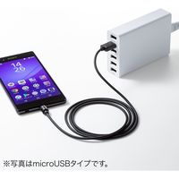 USB Type-Cケーブル　両面USB-A（オス）USB-C（オス）　1m　500-USB061　サンワサプライ　1本（直送品）
