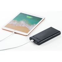 サンワダイレクト ノートパソコン用モバイルバッテリー 700-BTL033BK 1個（直送品）