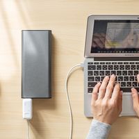 サンワダイレクト AC出力対応モバイルバッテリー 700-BTL035 1個（直送品）