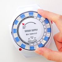 サンワダイレクト コンセントタイマー（24時間・15分単位・アナログ式） 700-TAP016 1個（直送品）