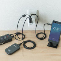 サンワダイレクト 電源タップ（USB-AC充電アダプタ付・4個口・個別スイッチ付・2極・2m） 700-TAP028 1個（直送品）