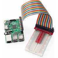 サンワダイレクト Raspberry Pi用ブレッドボード接続T型基板キット 800-RPKB1 1個（直送品）