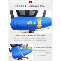 ネットフォース オフィスチェア メッシュチェア エクリプス 背：ブラック×座面：レッド ELS-1-A-AW 1脚（直送品）