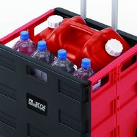 【折りたたみコンテナ】 フローバル 折りたたみコンテナキャリー L PDZ-L 1個