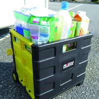 フローバル 折りたたみコンテナキャリー M PDZ-M 1個