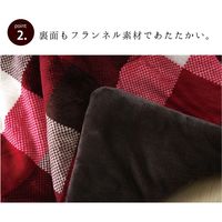 イケヒコ 洗える こたつ布団 正方形単品 薄掛けタイプ ジャーナル 幅1900×奥行1900mm ローズ 1181450240111 1枚（直送品）