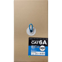 サンワサプライ カテゴリ6A LANケーブルのみ KB-T6A-CB300BL 1個（直送品）