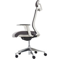 【軒先渡し】オリバー オフィスチェア ヘッドレストあり ブラック/アイボリー S・CN-70・H・AC・PH・CF-09D 1脚（直送品）