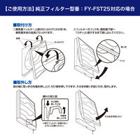 朝日電器 換気扇フィルター EKF-25P（直送品）