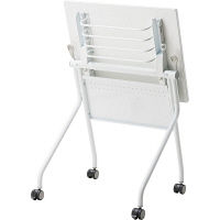 サンワサプライ フォールディングデスク 幅650×奥行500×高さ700mm ホワイト FLD-6550WN 1台（直送品）