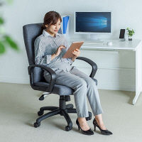 サンワサプライ ハイバックファブリックチェア グレー SNC-T153GY 1個（直送品）