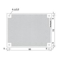 サンハヤト 小型ユニバーサル基板 ICB-293 1個 4-200-18（直送品）