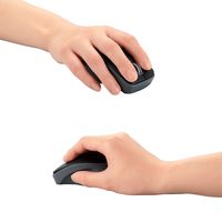 エレコム BlueLEDマウス/TIPS AIR/無線/静音3ボタン/ブラック M-TP10DBSBK 1個