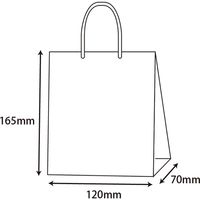 シモジマ カラーチャームバッグ Tー4 ブラウン 005350005 1セット(10枚×10束 合計100枚)（直送品）