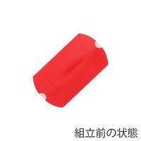 シモジマ ギフトBOX AX-3 赤 006824707 1セット（10枚入×10）（直送品）