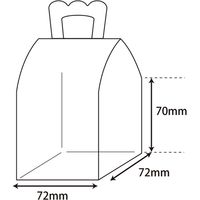 シモジマ クリスタルBOX CF-4 006831000 1セット（10枚入×10）（直送品）