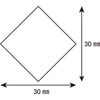 シモジマ ギフトシール スクエア リボン金 007161610 1セット（32片入×10）（直送品）