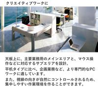 【組立設置付】プラス XF TYPE-L デスク167 幅1600×奥行700×高さ720mm ホワイトメープル/シルバー XL-167 1台（直送品）