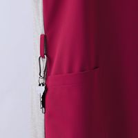 住商モンブラン 男女兼用スクラブ バーガンディ×グレー 9L 72-912 1枚　スクラブ（直送品）