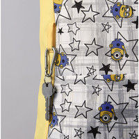 住商モンブラン 男女兼用スクラブ グレー×イエロー L MU601-05 1枚　スクラブ（直送品）