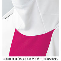 ルコックスポルティフ ジャケット ホワイト×ネイビー M UQW1043-5-M 1枚　スクラブ（直送品）