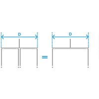 【組立設置込】イトーキ オフィス デスク パーソナルテーブル角型（キャスター脚）配線口タイプ幅1200×奥行600×高さ720mm 1台（直送品）