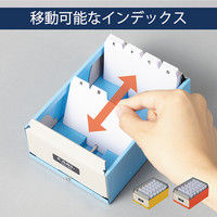 カール事務器 カードファイルケース オレンジ 名刺収容400枚 CFC-400-O 3個（直送品）