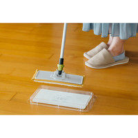 山崎産業 フロアラボ ワックスワイパー 本体 モップタイプ 1箱（3本） 4903180182282（直送品）