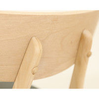 【軒先渡し】ヤマソロ Yummy （ヤミー） ダイニングチェア オレンジ 83-820 1セット（2脚入）（直送品）