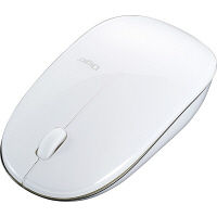 ナカバヤシ 無線 3ボタン Blue LEDマウス/ホワイト MUS-RKT153W 1個