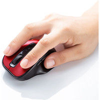 ワイヤレスマウス　無線　静音　5ボタン　中型サイズ　ブルーLED　MA-WBTBL135R　サンワサプライ　1個（直送品）