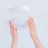 アイリスオーヤマ 小型シーリングライト 薄形 1200lm 人感センサー付 昼白色 SCL12NMS-UU 1台