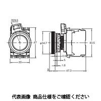 オムロン 押ボタンスイッチ 非照光/平形 金属ベゼル 青 A30NNーMNMーNAAーG002ーNN 1セット(5個)（直送品）