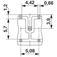 プリント基板用コネクタ ソケット 極数7 リフロー対応 CCVA 2，5/ 7ーGー5，08 RNP26THR 1セット(50個)（直送品）