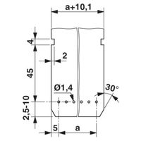 フエニックス・コンタクト ガイドレール FLRP/ICV 80 1セット(10個)（直送品）