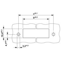 プリント基板用コネクタ ソケット 極数10 パネル貫通 DFKーMSTBVA 2，5/10ーGー5，08 1セット(50個)（直送品）