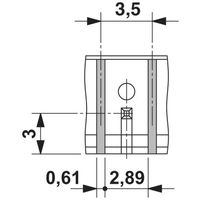 フエニックス・コンタクト プリント基板用コネクタ ソケット 極数6 MCV 1，5/ 6ーGFRー3，5 THT 1セット(50個)（直送品）