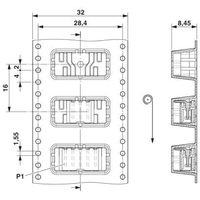 プリント基板用コネクタ ソケット 極数5 リフロー対応 PTSM 0，5/ 5ーHHー2，5ーTHR R32 1セット(500個)（直送品）